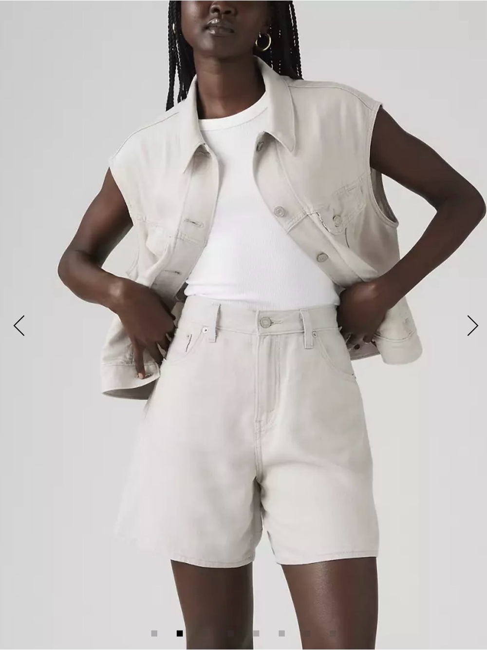 Levi’s High Baggy Linen Blend Short
